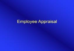 Employee Appraisal PowerPoint Presentation