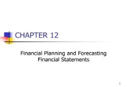 A Financial Planning PowerPoint Presentation