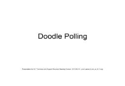 Doodle Polling PowerPoint Presentation