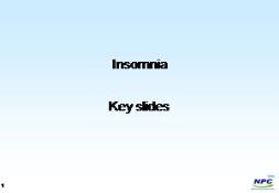 Insomnia PowerPoint Presentation