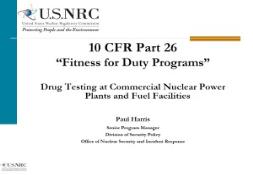 Fitness for duty programs PowerPoint Presentation