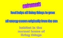 Environments PowerPoint Presentation