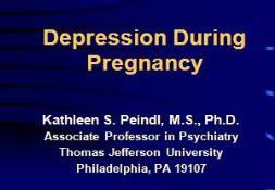 Depression During Pregnancy PowerPoint Presentation