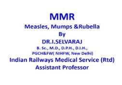 MMR-Measles Mumps and Rubella PowerPoint Presentation