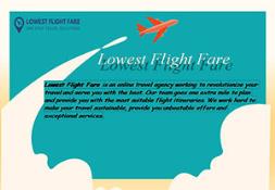 Lowest Flight Fare Powerpoint Presentation