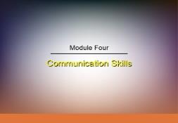 About Communication Skills PowerPoint Presentation