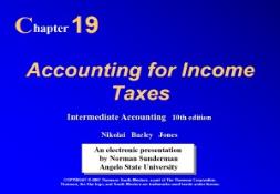 Accounting for Income Taxe PowerPoint Presentation