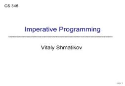 About Programming Languages PowerPoint Presentation