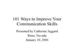 Communication Skills Library PowerPoint Presentation