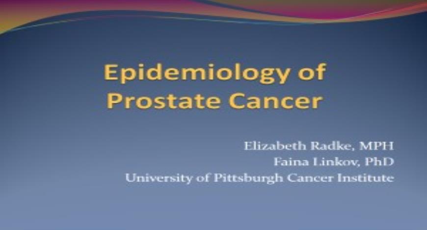 Free Download Epidemiology Of Prostate Cancer Powerpoint Presentation Slides 9538