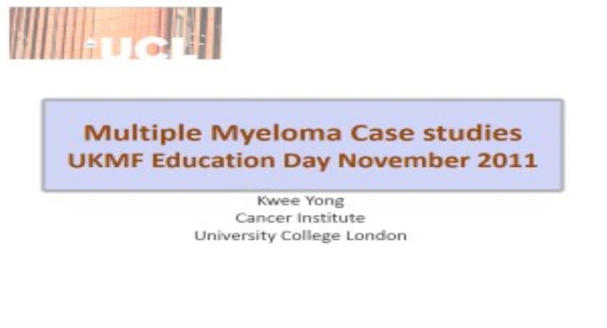 case study multiple myeloma