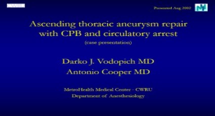 Free Download Thoracic Aortic Aneurysm Repair PowerPoint Presentation ...