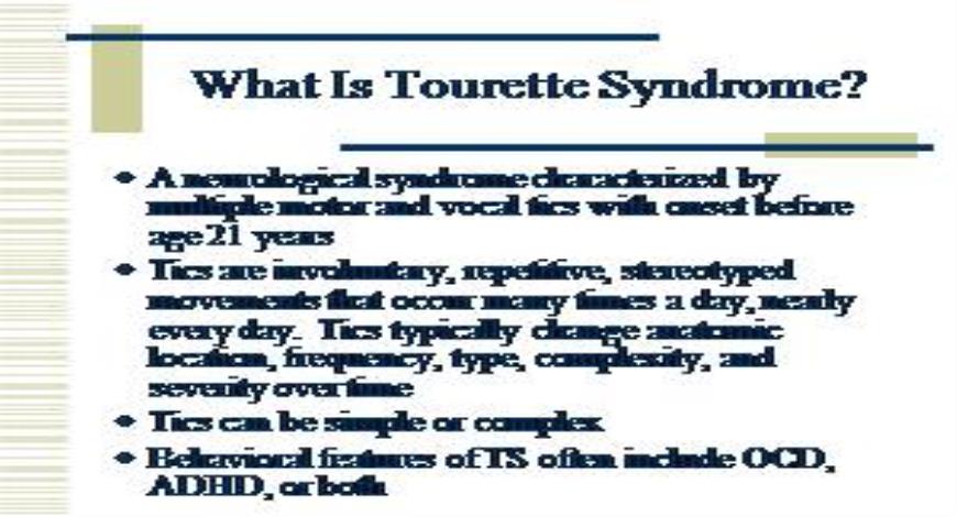 Free Download Tourette Syndrome-History and Clinical Aspects of Tics ...