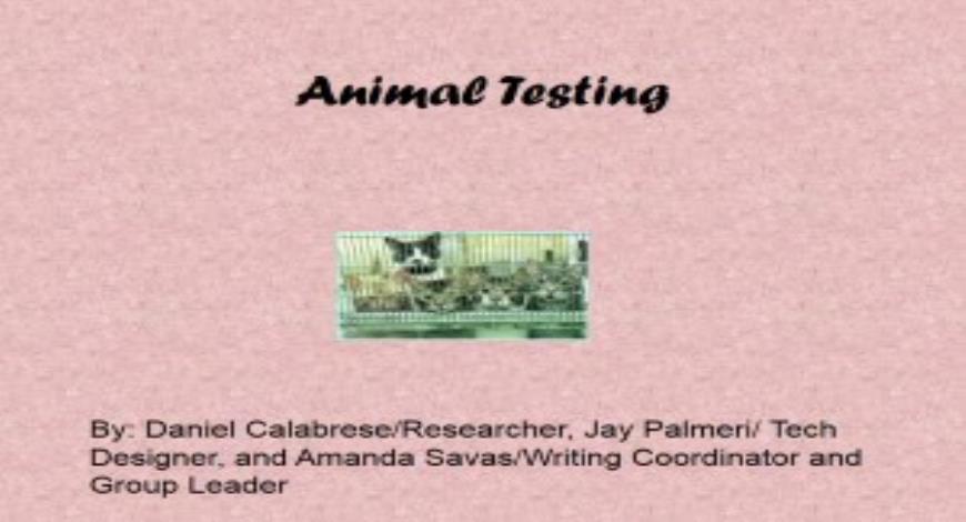 Animal Testing Powerpoint Templates Free Download