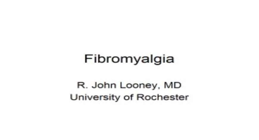 Free Download Fibromyalgia Medical PowerPoint Presentation Slides