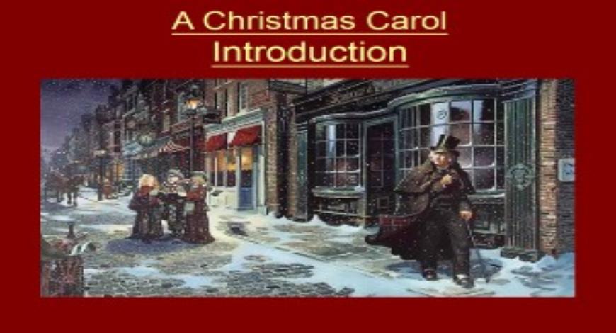 Free Download A Christmas Carol Introduction PowerPoint Presentation