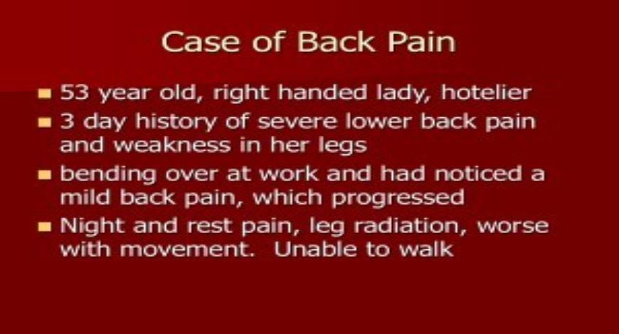 Free Download Download Back pain PowerPoint Presentation Slides