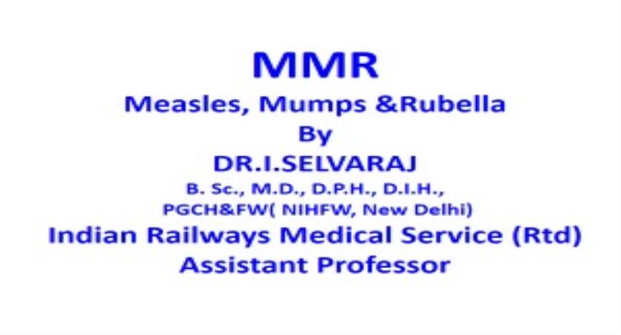 Free Download MMR-Measles Mumps and Rubella PowerPoint Presentation Slides