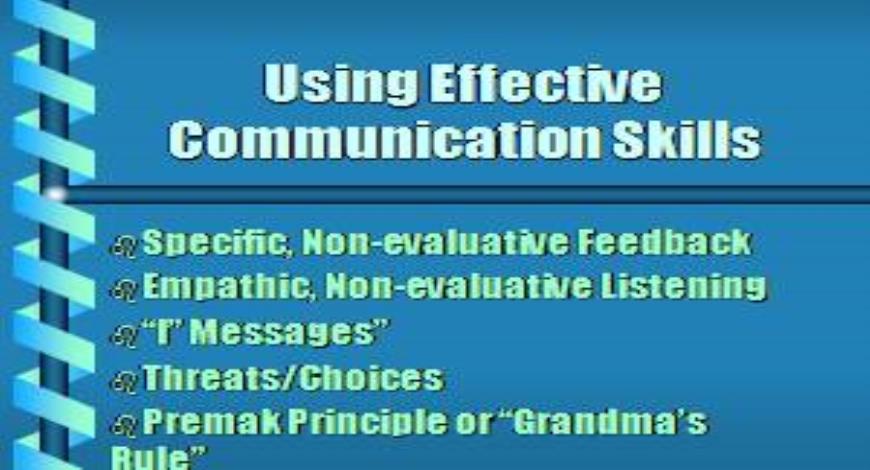 Free Download Using Effective Communication Skills PowerPoint ...