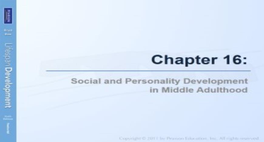 Social and Personality Development