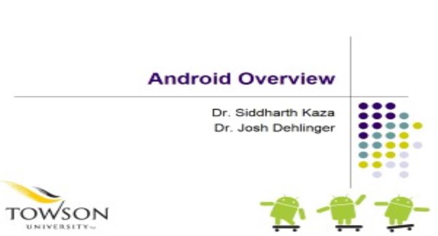 presentation topics related to android